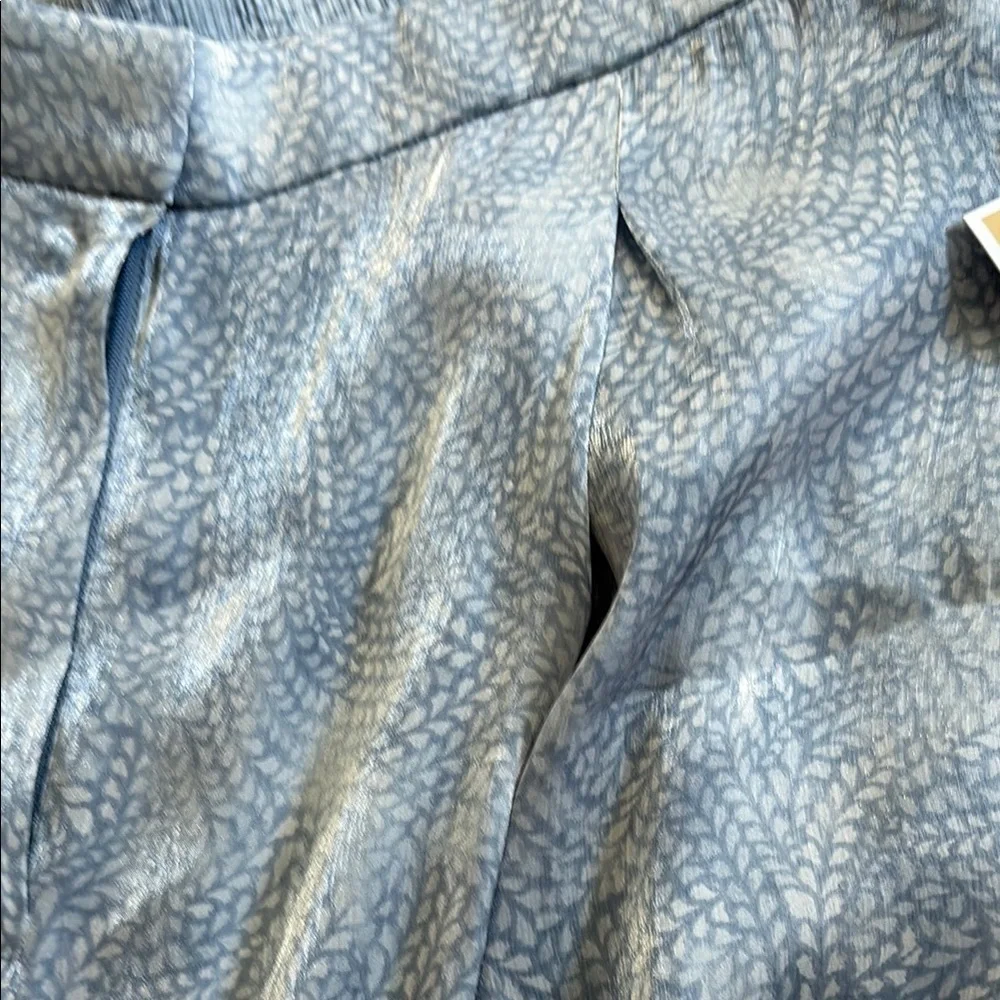 Michael Kors Light Blue Patterned Trousers